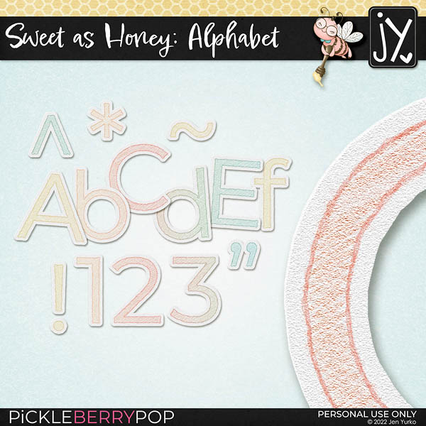 Sweet as Honey Alphabet