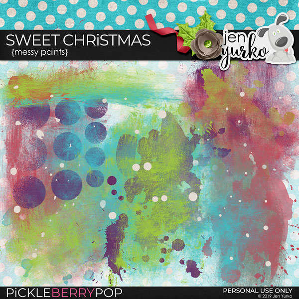 Sweet Christmas: Messy Paints