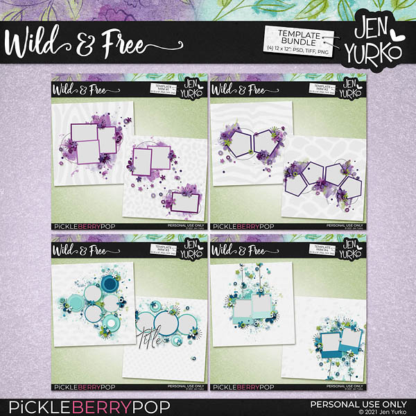 Wild & Free Templates Bundle