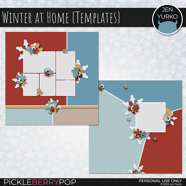 Winter at Home {Templates}