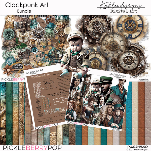 Clockpunk Art Bundle