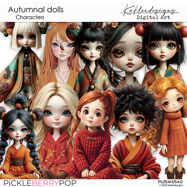 Autumnal Dolls Characters