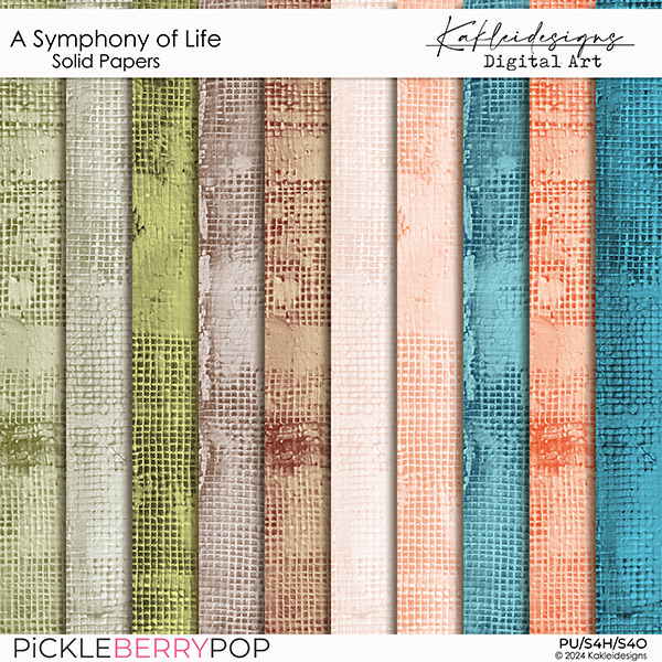 A Symphony of Life Solid Papers