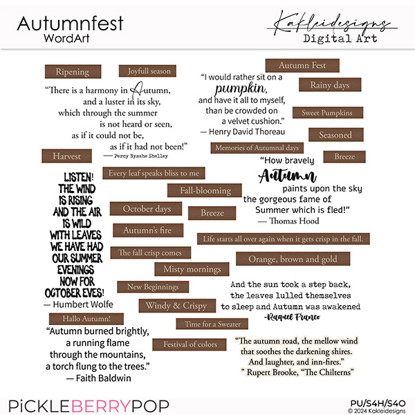 Autumnfest WordArt