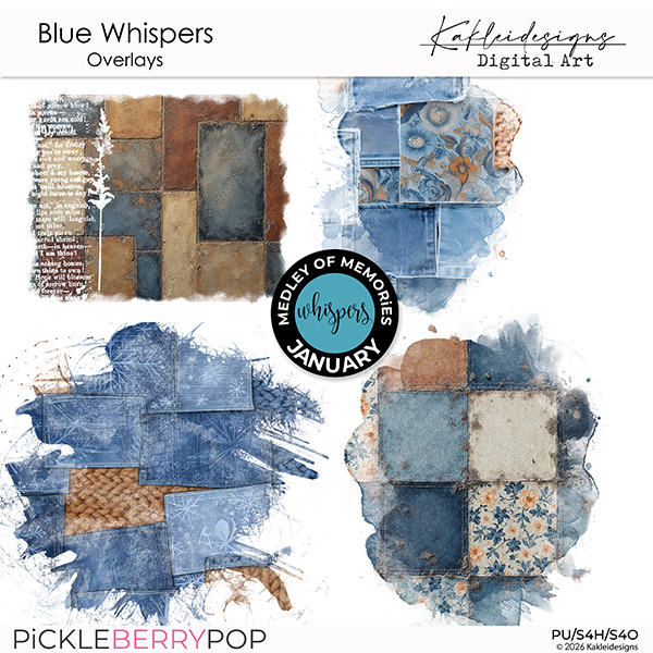 Blue Whispers Overlays
