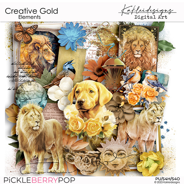 Creative Gold Elements