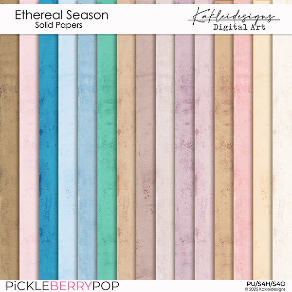 Ethereal Season Solid Papers