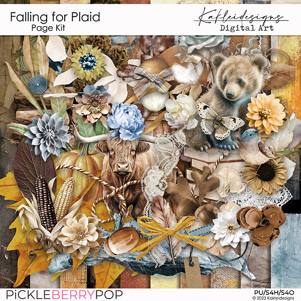 Falling for Plaid Page Kit