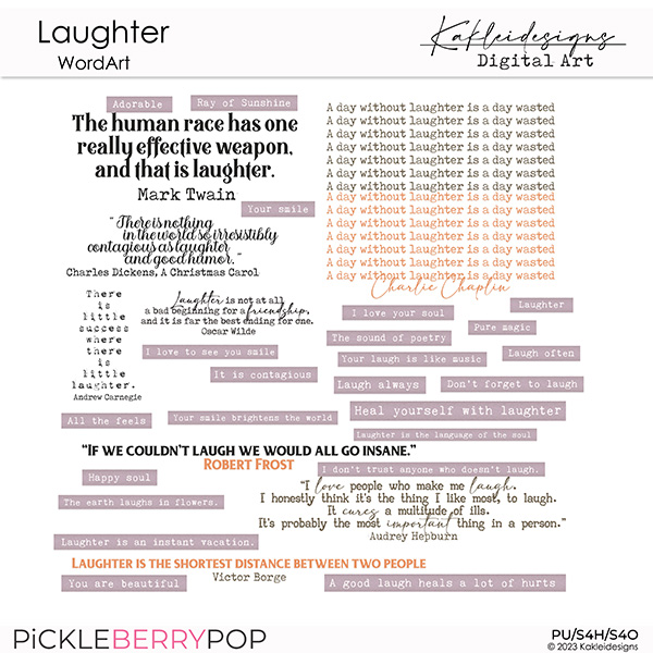 Laughter WordArt