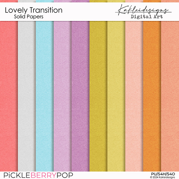 Lovely Transition Solid Papers
