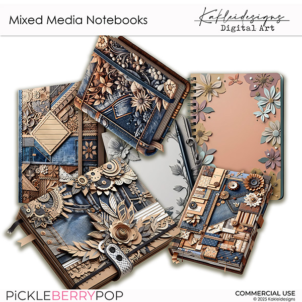 Mixed Media Notebooks