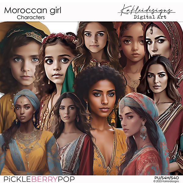 Moroccan Girl Characters