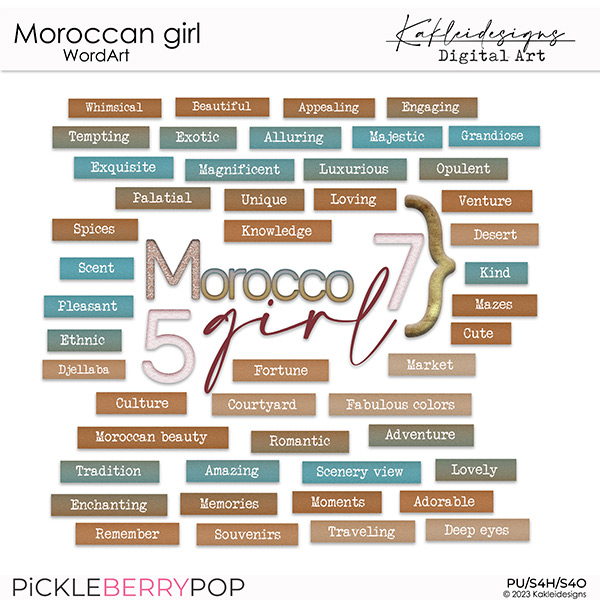 Moroccan Girl WordArt