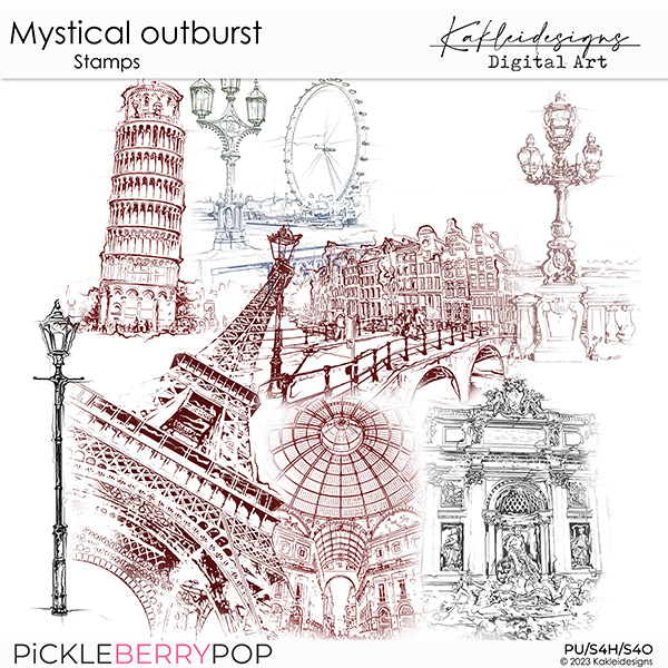 Mystical outburst Stamps