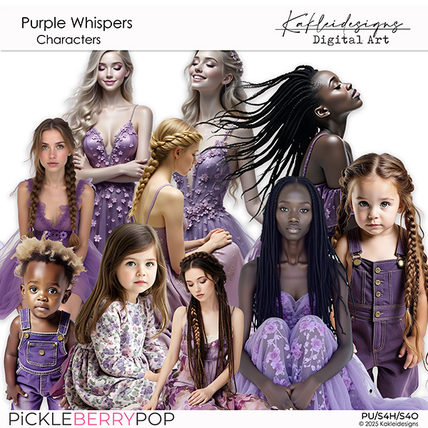 Purple Whispers Characters