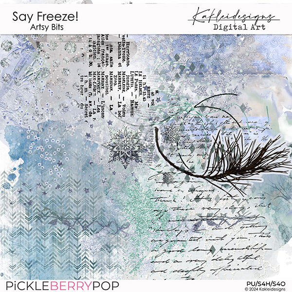 Say Freeze! Arty pack