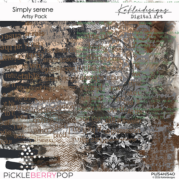 Simply serene Artsy Pack