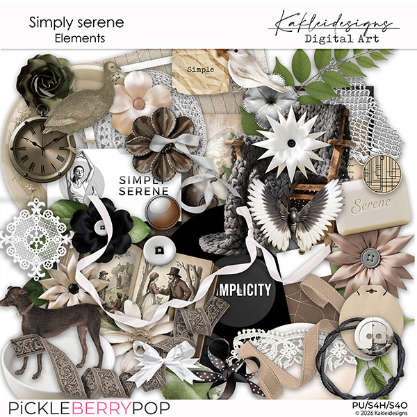 Simply serene Elements