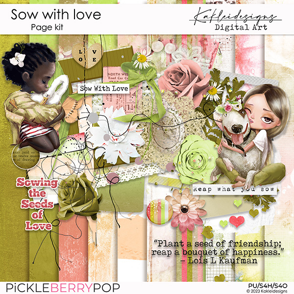 Sow with love page kit