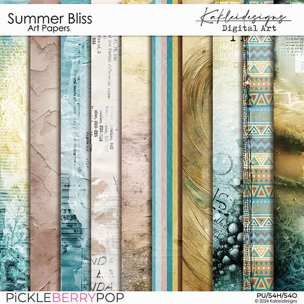 Summer Bliss Art Papers