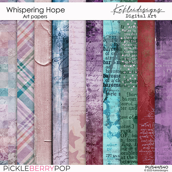 Whispering Hope Art papers