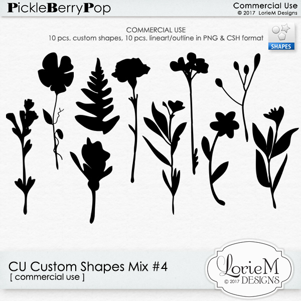 CU Custom Shapes Mix #4
