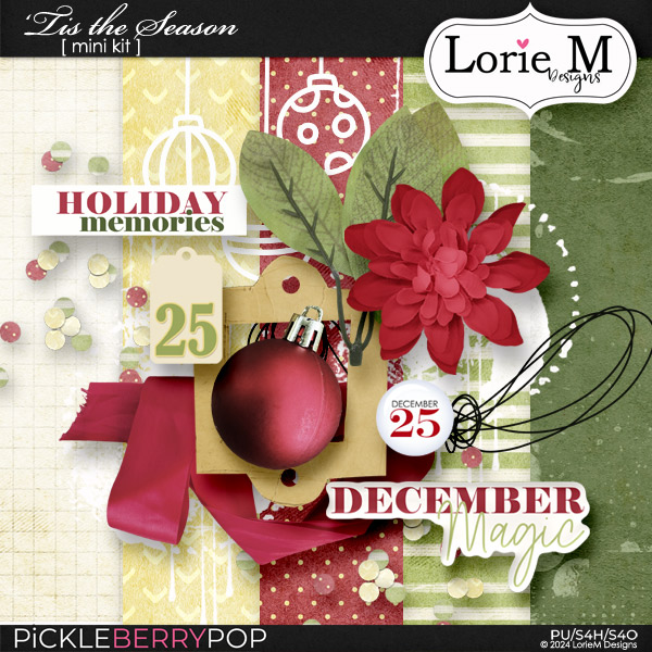 'Tis the Season Mini Kit by LorieM Designs