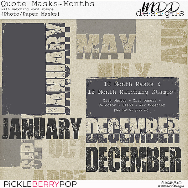 Quote Masks Months