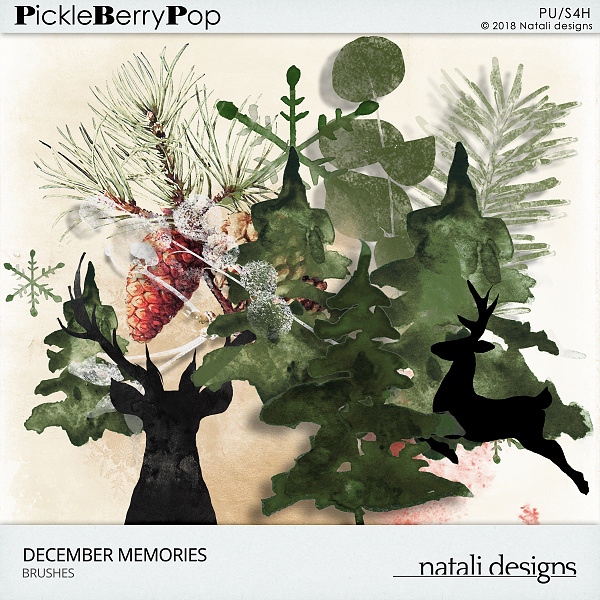 December Memories Brushes