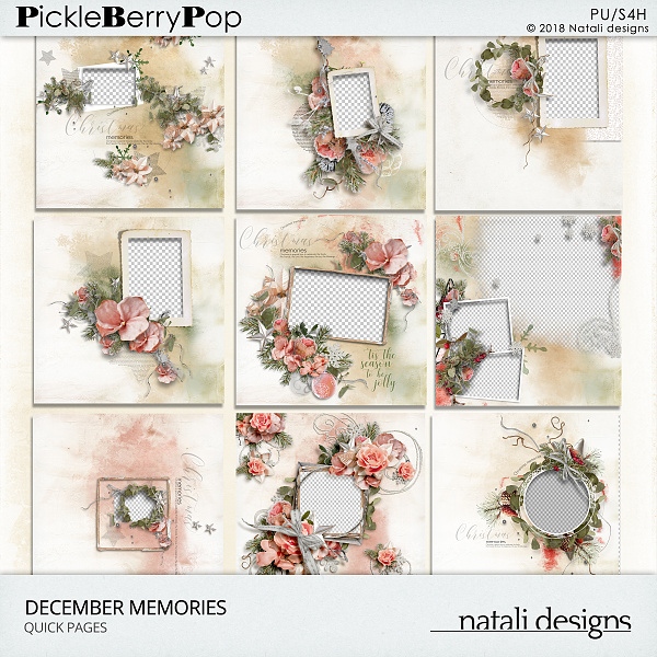 December Memories Quick Pages