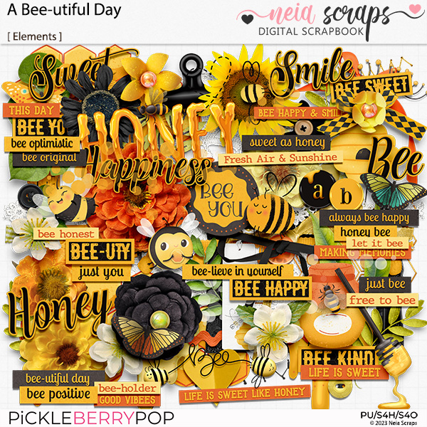 A Bee-utiful Day - Elements - by Neia Scraps