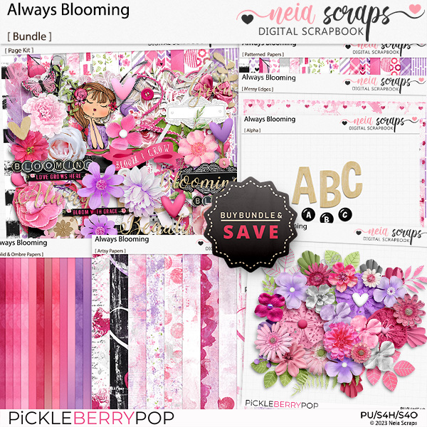 Always Blooming - Bundle - by Neia Scraps