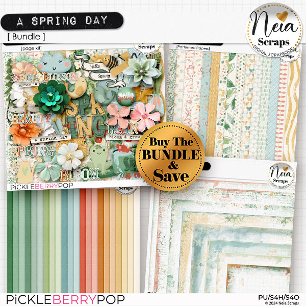 A Spring Day - Bundle - by Neia Scraps