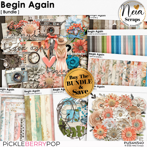 Begin Again - Bundle - by Neia Scraps