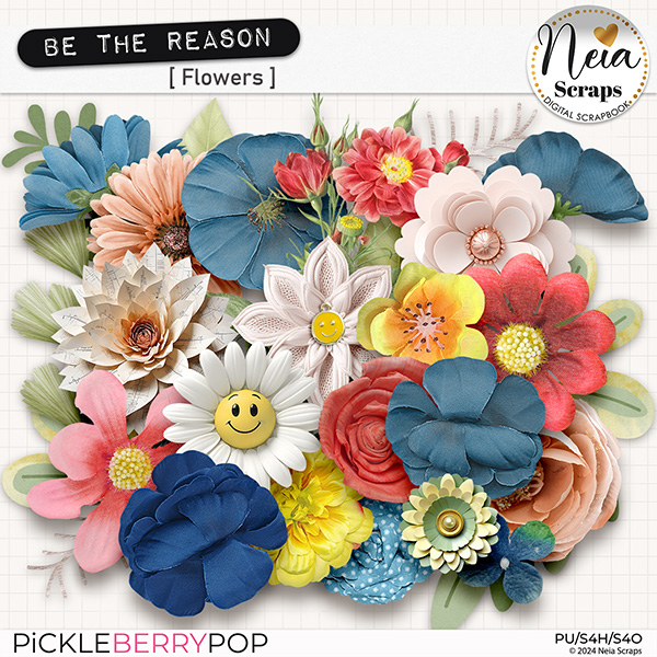 Be The Reason - Flowers - by Neia Scraps