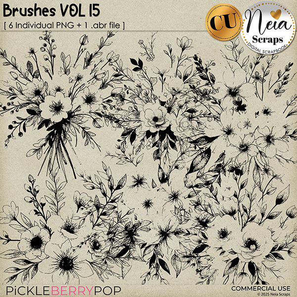 Brushes VOL15 - CU - by Neia Scraps 