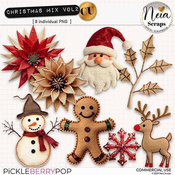 Christmas Mix VOL2 - CU - by Neia Scraps