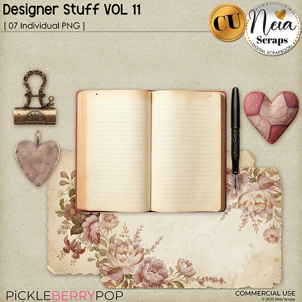 Designer Stuff - VOL 11 - CU - by Neia Scraps