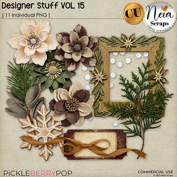 Designer Stuff - VOL 15 - CU - by Neia Scraps
