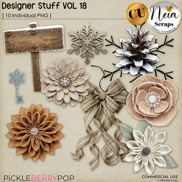 Designer Stuff - VOL 18 - CU - by Neia Scraps