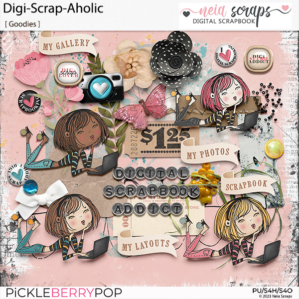 Digi-Scrap-Aholic - Goodies - by Neia Scraps 