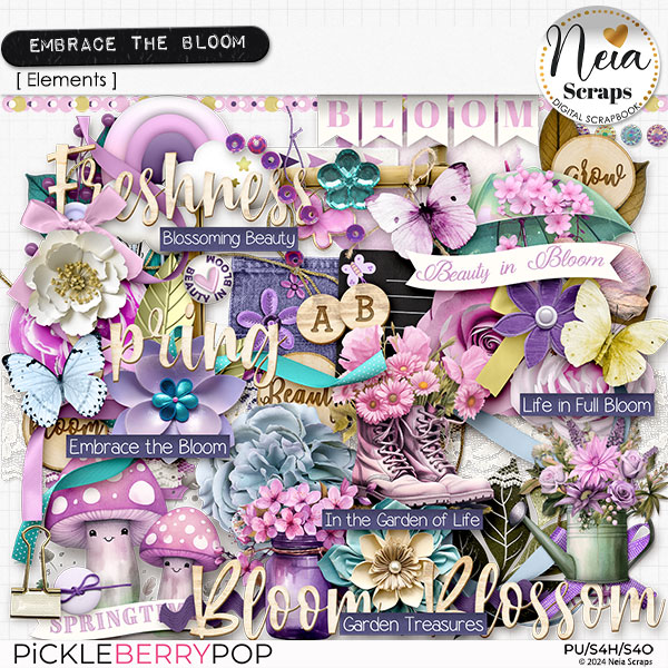 Embrace the Bloom - Elements - by Neia Scraps