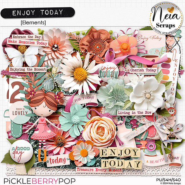 Enjoy Today- Elements - by Neia Scraps