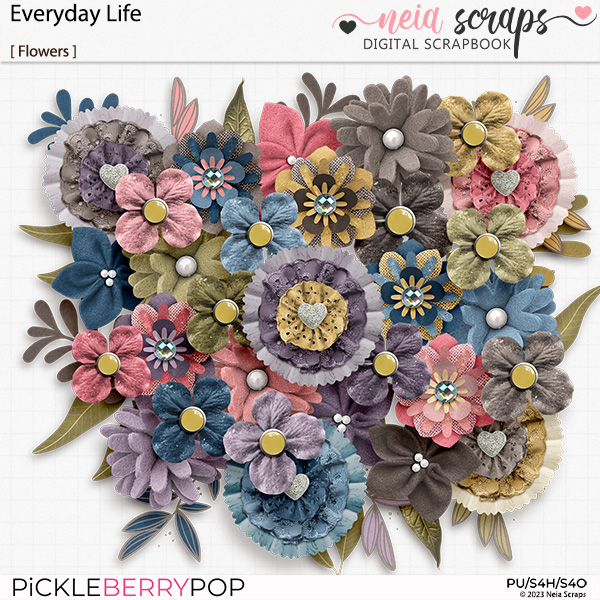 Everyday Life - Flowers - by Neia Scraps