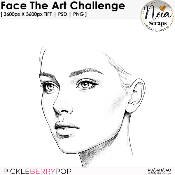 Face The Art Challenge by Neia Scraps