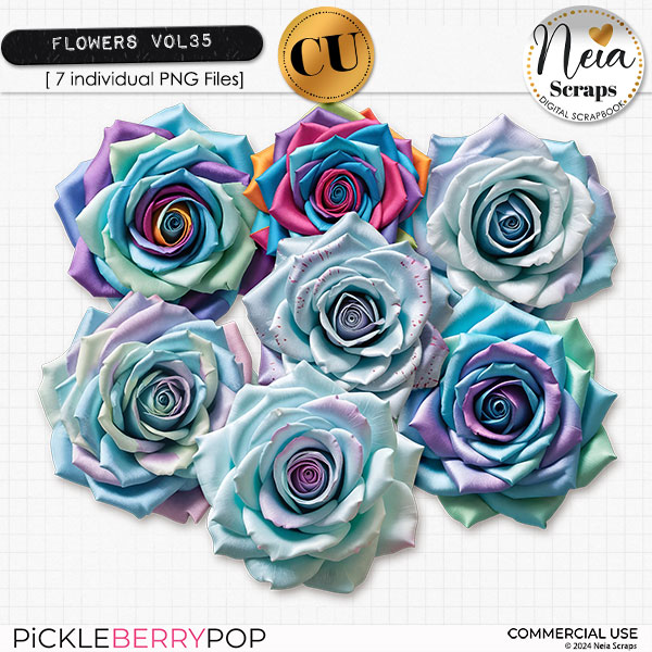 Flowers VOL35 - CU - by Neia Scraps