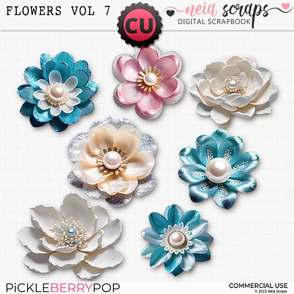 Flowers VOL7 - CU - by Neia Scraps 