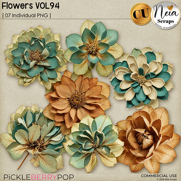 Flowers VOL94 - CU - by Neia Scraps