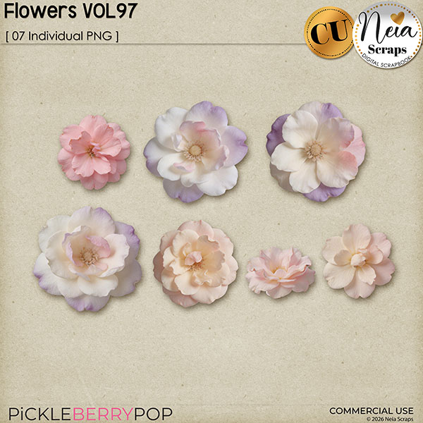 Flowers VOL97 - CU - by Neia Scraps