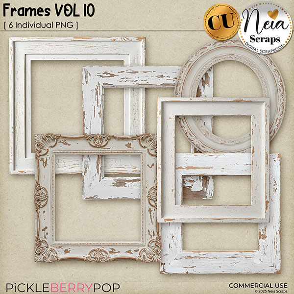 Frames VOL10 - CU - by Neia Scraps